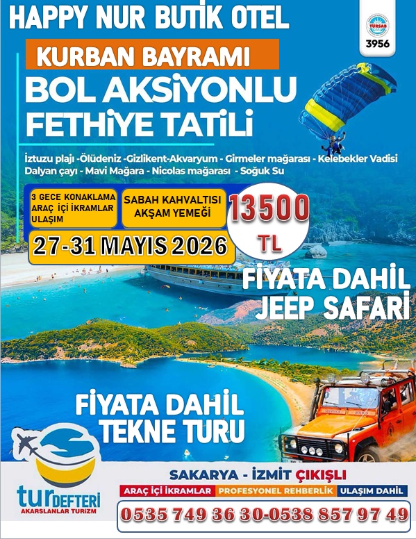 FETHİYE TURU